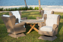 OUTDOOR WING / SWIVEL ROCKING CHAIR - Padma's Plantation