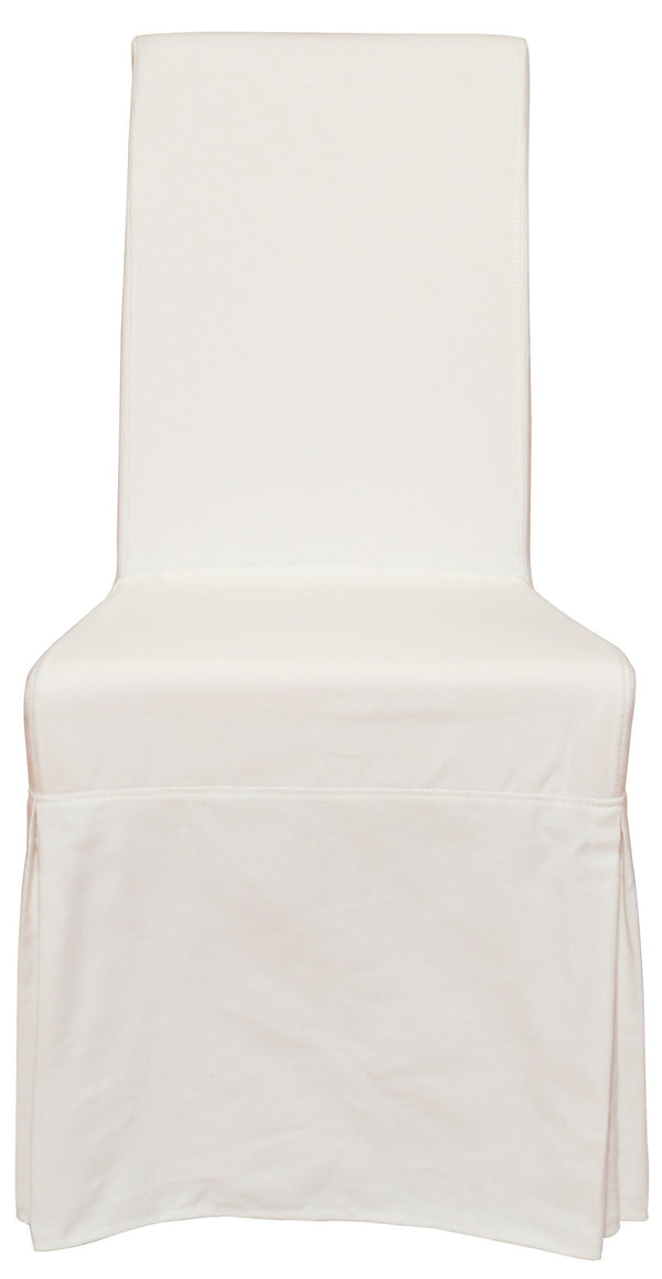Pacific Beach Dining Chair Slipcover - Sunbleached White - Padma's Plantation