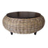 Paradise Ottoman - kubu -with Wood Top - Padma's Plantation