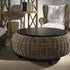 Paradise Ottoman - kubu -with Wood Top - Padma's Plantation