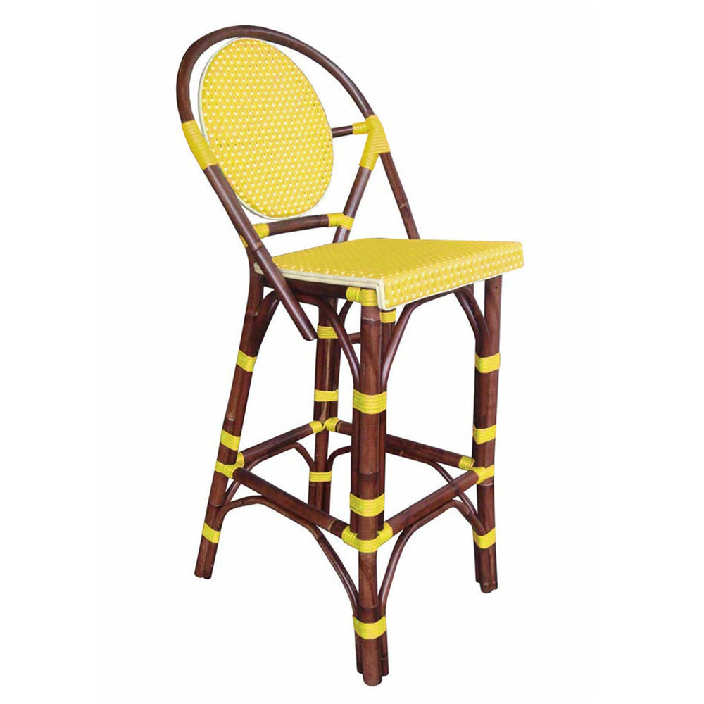 Paris Bistro Bar Stool Yellow
