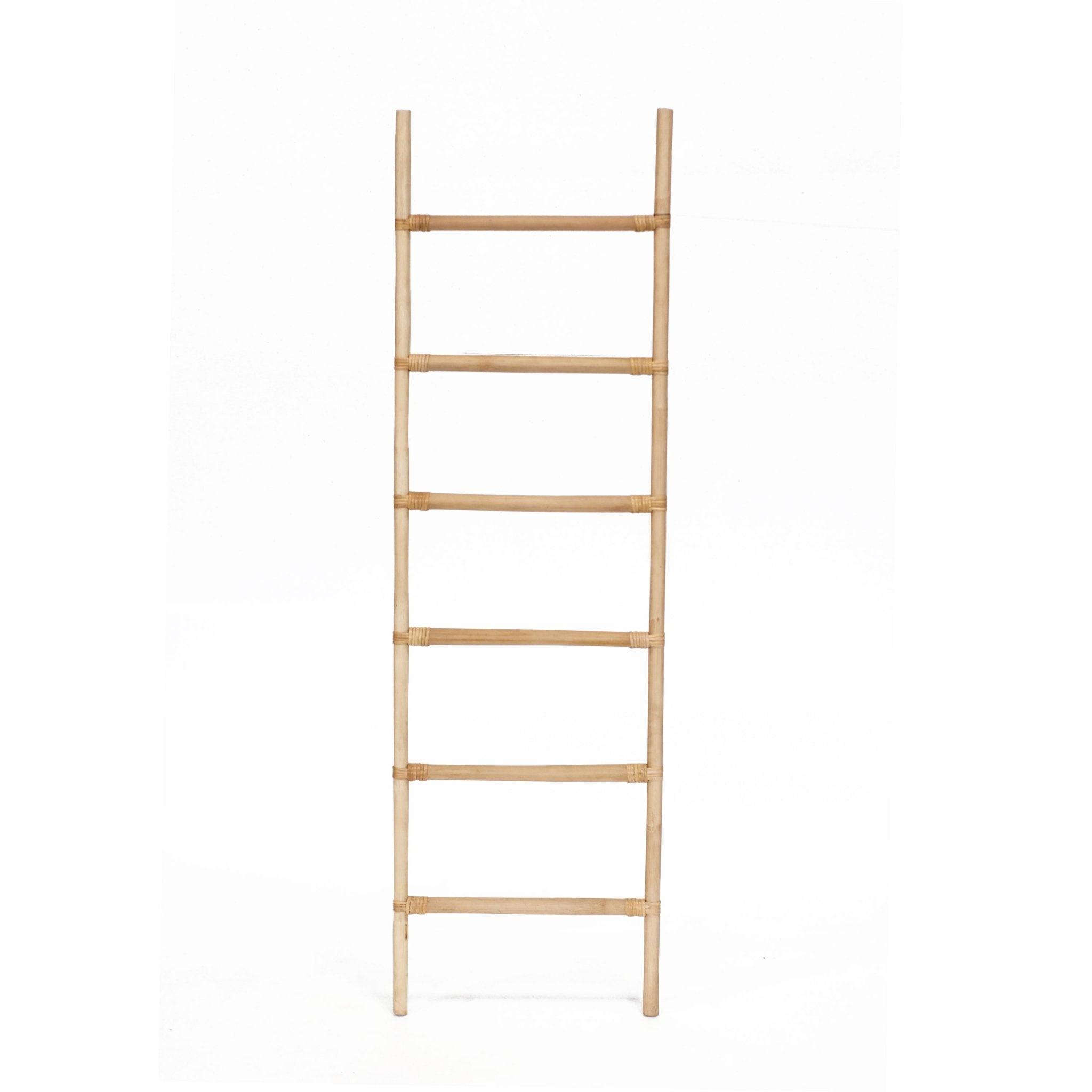 RATTAN DECORATIVE LADDER - NATURAL - Padma's Plantation