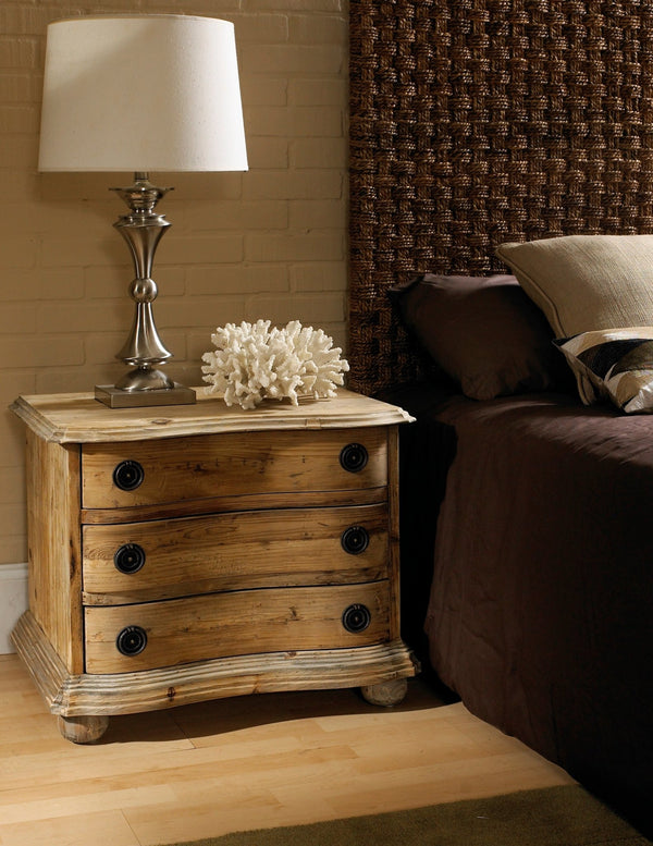 Salvaged Wood End Table with Drawers - Padma's Plantation