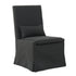 SANDSPUR BEACH DINING CHAIR W/ CASTERS - CHARCOAL GREY - Padma's Plantation