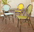 SET OF 2 - Paris Bistro Chair - Yellow - Padma's Plantation