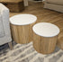 Willow Coffee Tables - Set of 2 - White - Padma's Plantation