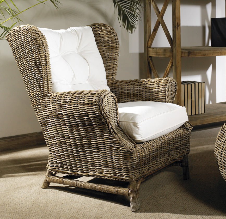 Padma's Plantation Wing Chair- Kubu - Main Image